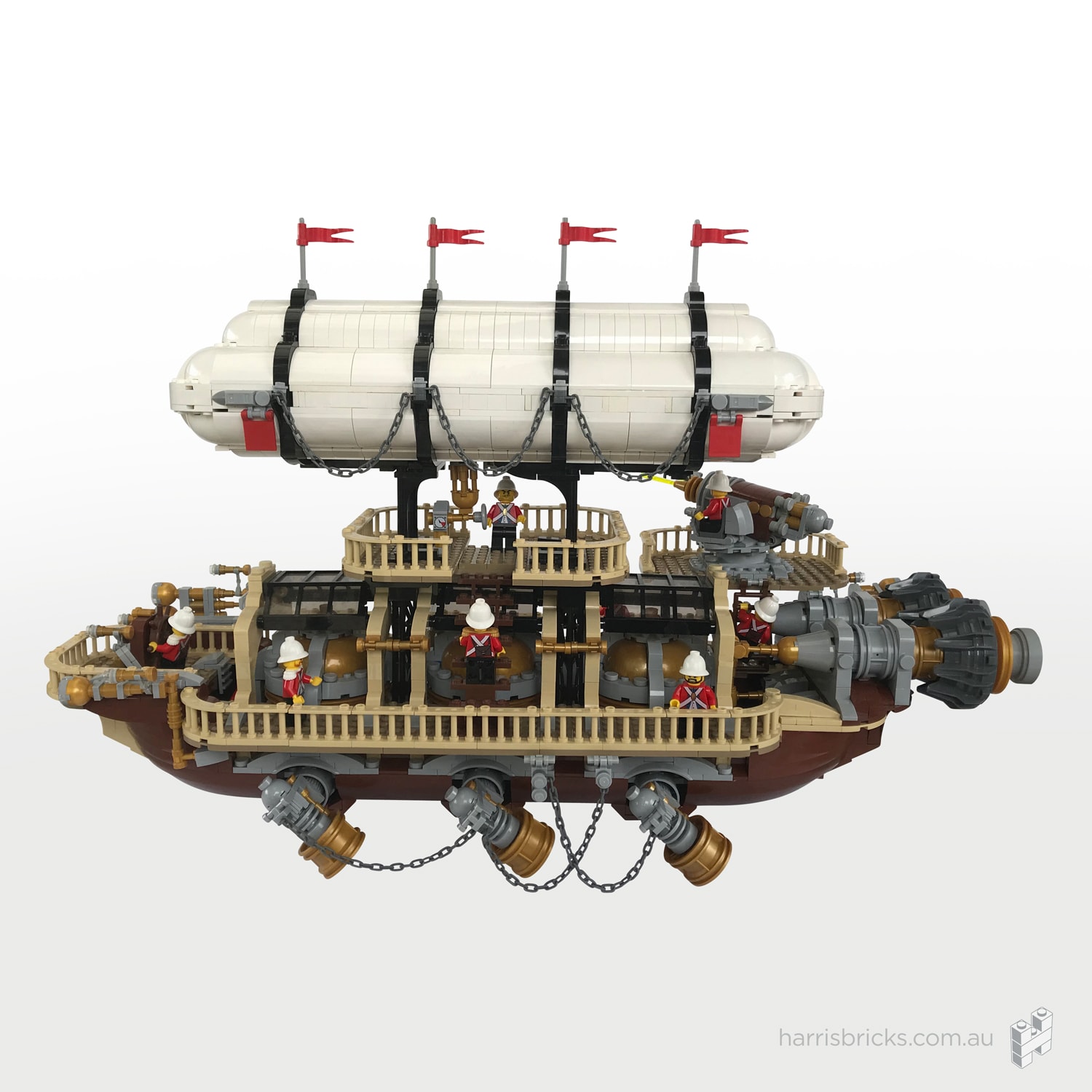Imperial-Airship-Bricktania-Harris-Bricks-002 LEGO Steampunk Ship Imperial Airship Bricktania