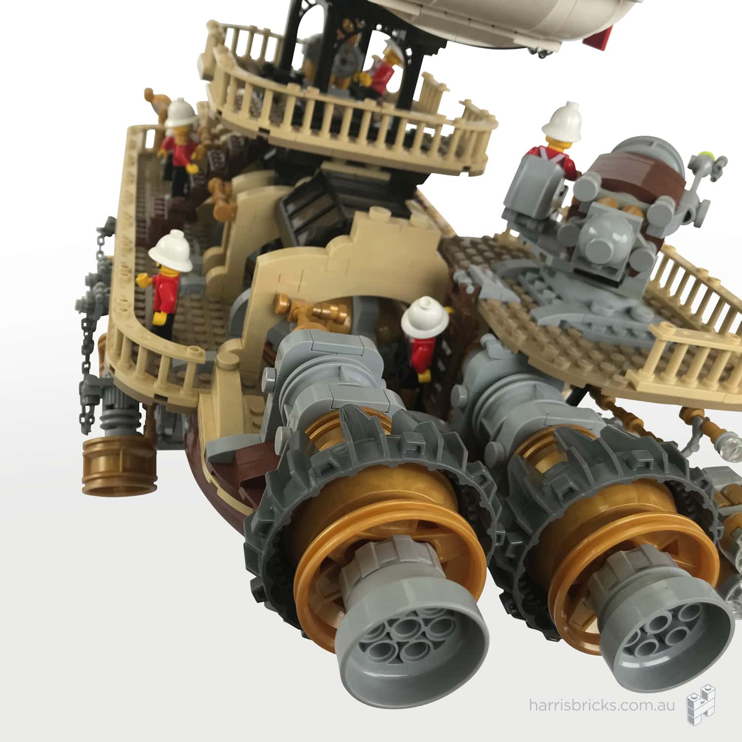 Imperial-Airship-Bricktania-Harris-Bricks-003 LEGO Steampunk Ship Imperial Airship Bricktania