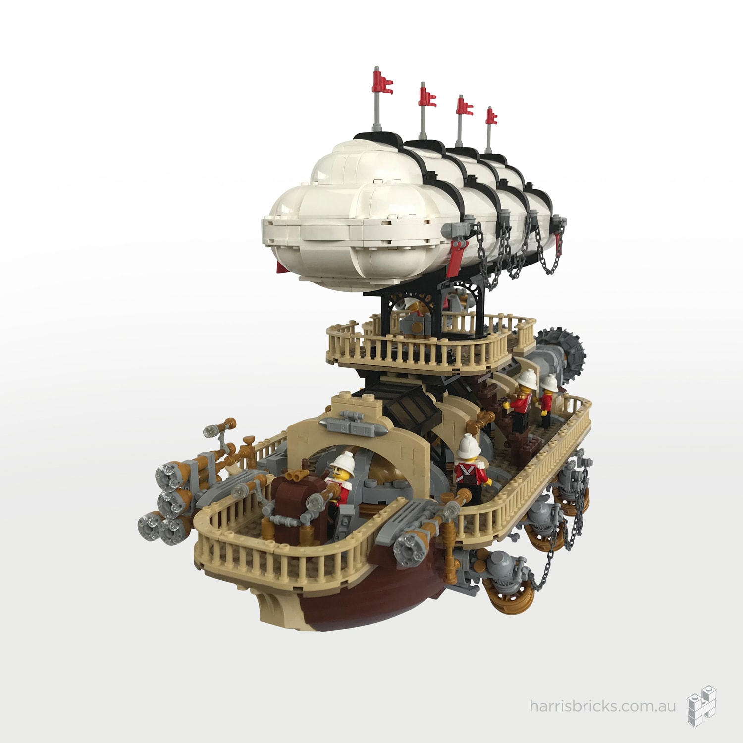 Imperial-Airship-Bricktania-Harris-Bricks-009 LEGO Steampunk Ship Imperial Airship Bricktania